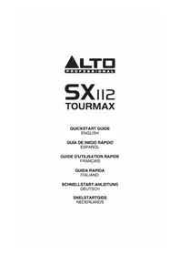Notice ALTO SX112 Haut-parleur