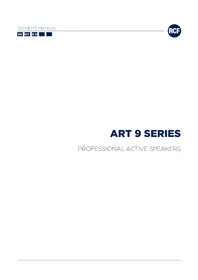 Notice RCF ART 945A Haut-parleur