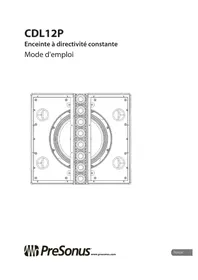 Notice PRESONUS CDL12P Haut-parleur
