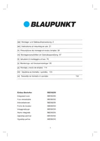 Notice BLAUPUNKT 5BD36250 Pećnica