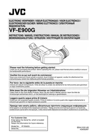 Notice JVC VFE900G Moniteur