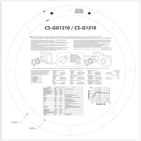 Notice JVC CSGD1210 Caisson de basses