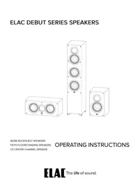 Notice ELAC DEBUT B5 Haut-parleur