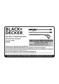 BLACK &amp; DECKER LPP120 - Scie électrique