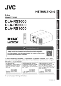 Notice JVC DLARS3000 Projecteur