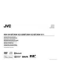 Notice JVC KWV215DBT Autoradio