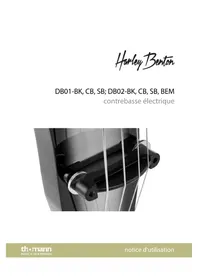 Notice Harley Benton DB02BK Instrument de musique électrique