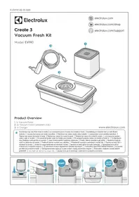 Notice ELECTROLUX EVFK1 Appareils à emballage sous vide
