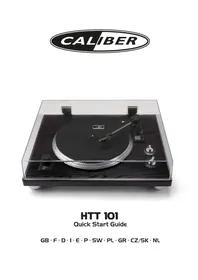 Notice CALIBER HTT 101 Platine_disque