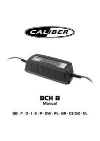 Notice CALIBER BCH 8 Chargeur de batterie