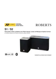 Notice ROBERTS RLINE S1 Radio