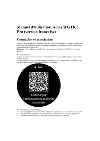 Notice AMAZFIT GTR 3 PRO Smartwatch