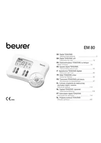 Notice BEURER EM 80 Kas uyarıcı cihaz