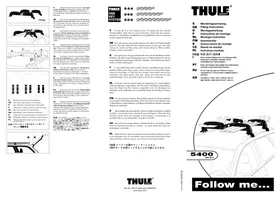 Notice THULE CRADLE QUICKGRIP 5400 Accessoire pour véhicule