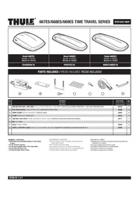 Notice THULE TIME TRAVEL EXCURSION 667ES Coffre de toit