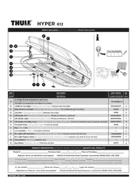 Notice THULE HYPER XL Coffre de toit