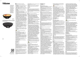 Notice TRISTAR PD8773 Crépière