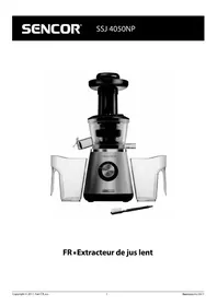 Notice SENCOR SSJ 4050NP Extracteur de jus
