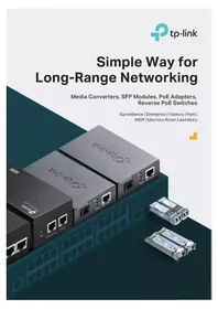 Notice TP-LINK TLRP108GE Commutateur