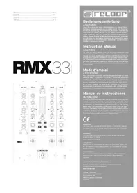 Notice Reloop RMX33I DJ-Ausrüstung