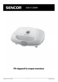 Notice SENCOR SSM 3120WH Pince pour croque monsieur