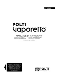 Notice POLTI VAPORETTO MV 40.20 Nettoyeur à vapeur