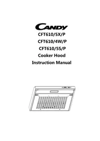 Notice CANDY CFT6105XP Páraelszívó