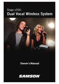 Notice SAMSON STAGE V266 DUAL VOCAL Microphone