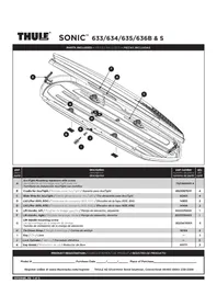 Notice THULE SONIC XL Coffre de toit