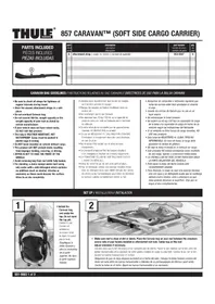 Notice THULE CARAVAN 857 Coffre de toit