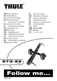 Notice THULE BACKPAC 4TH Accessoire de vélo