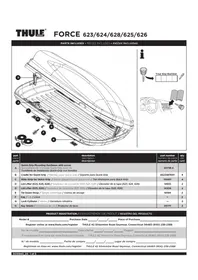 Notice THULE FORCE ALPINE Coffre de toit