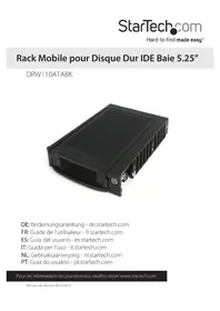 Notice StarTech.com DRW110ATABK Disque dur