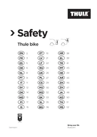 Notice THULE HANGON 4 9708 Porte-vélo