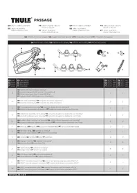 Notice THULE PASSAGE 3 Porte-vélo