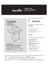 Notice CHAR BROIL PERFORMANCE 463673519 Barbecue