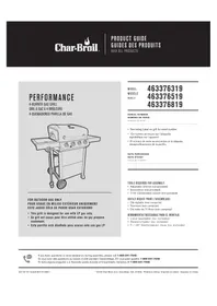Notice CHAR BROIL PERFORMANCE 463376519 Barbecue