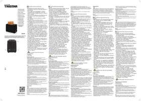 Notice TRISTAR BR1050 Grille pain