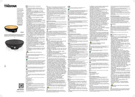 Notice TRISTAR BP2637 Crépière