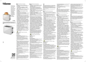 Notice TRISTAR BR1040FI Grille pain