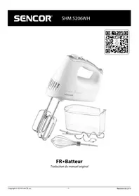 Notice SENCOR SHM 5206WH Mixeur plongeant