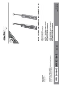Notice NEVADENT NKZBO 600 A2 Electric toothbrush