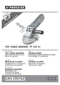Notice PARKSIDE PP 18 A1 Meuleuse électrique