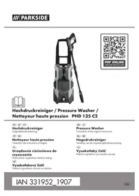 Notice PARKSIDE PHD 135 C2 Nettoyeur haute pression