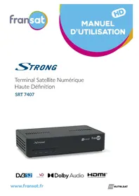Notice STRONG SRT 7407 Récepteur satellite