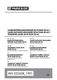 Notice PARKSIDE PLEM 20 A3 Télémètre