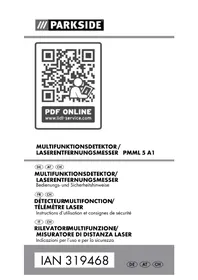 Notice PARKSIDE PMML 5 A1 Télémètre