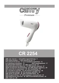 Notice ADLER CR 2254 фен