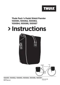 Notice THULE PACK 'N PEDAL LARGE Sacoche de vélo