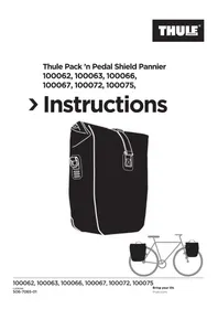 Notice THULE PACK 'N PEDAL SMALL Sacoche de vélo